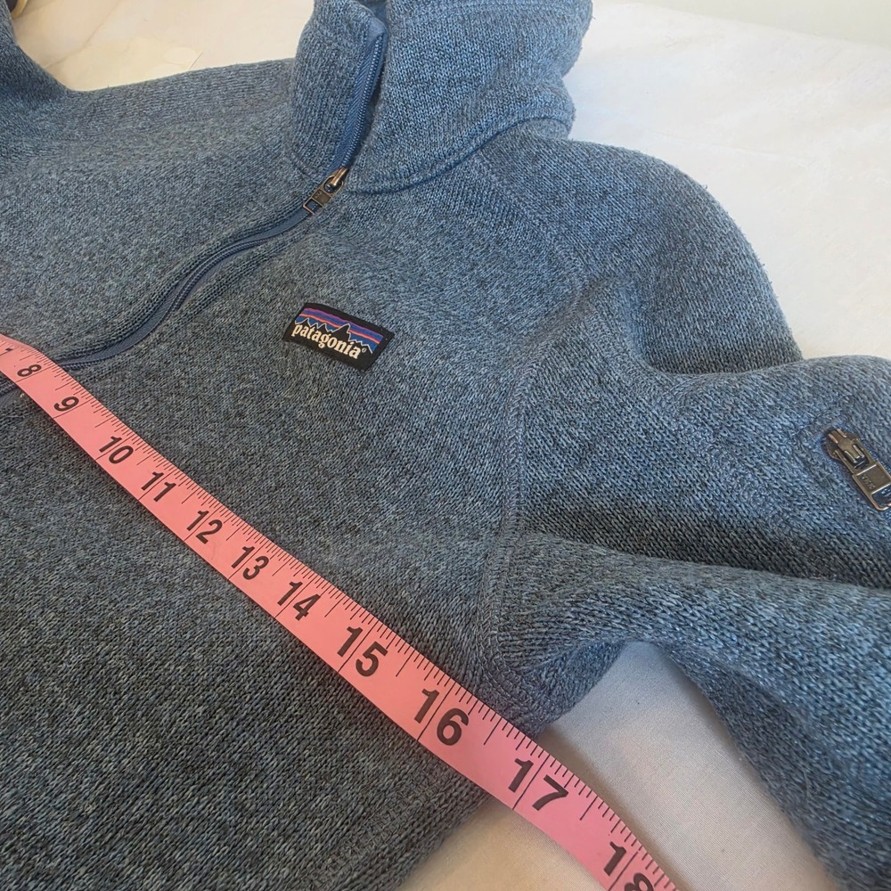 Patagonia Better Sweater Full Zip Jacket Blue Heather Fleece XS 25542 - Picture 10 of 14